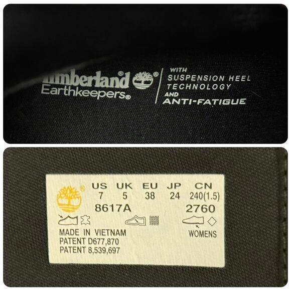 Like new/EUC Timberland EarthKeepers Stratham Heights Lace Up Waterproof Boots 7 - Picture 10 of 10